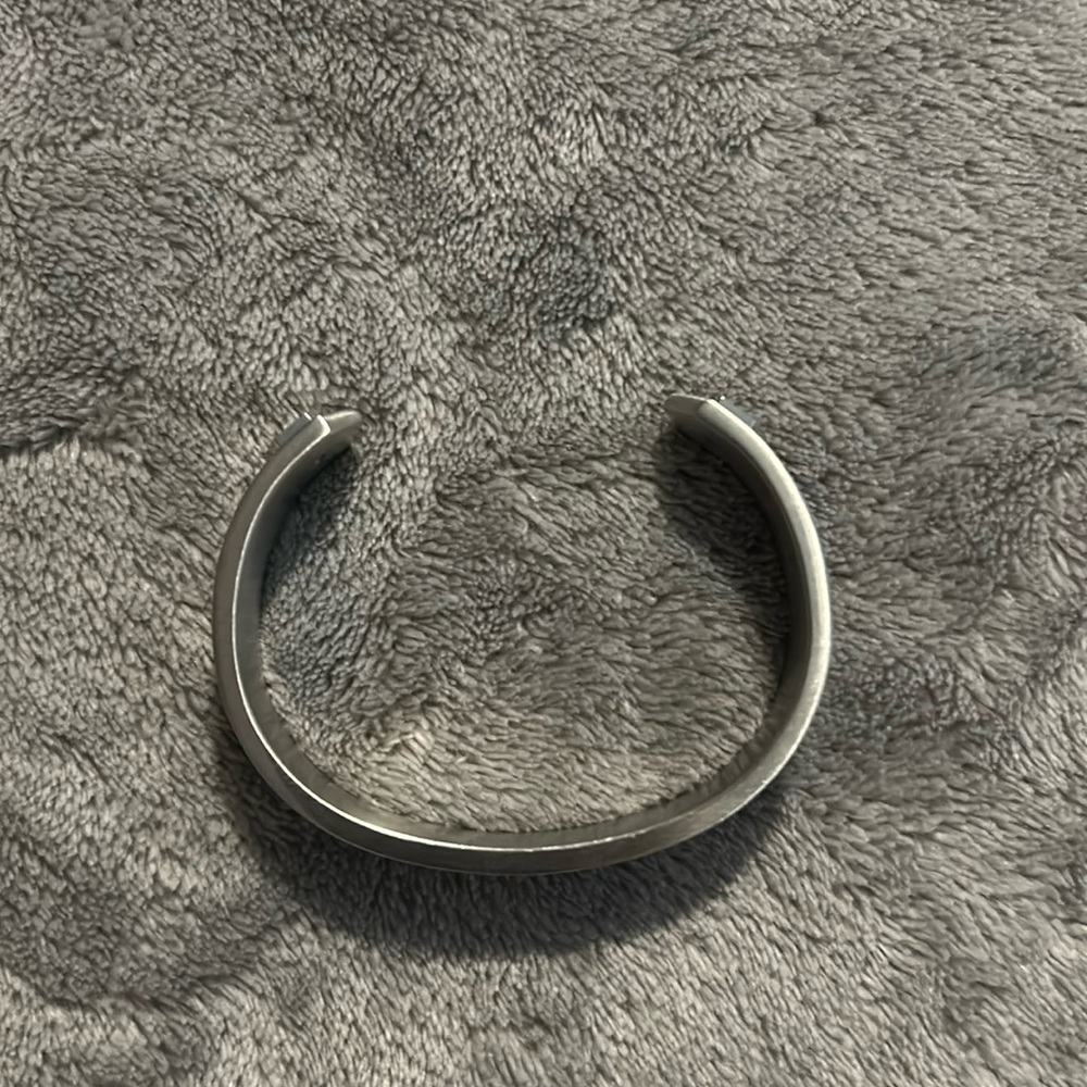 Unisex SS cuff Bulova bracelet